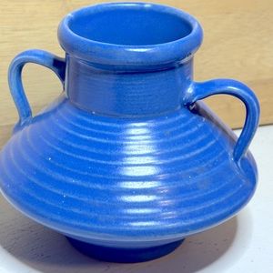 Blue Studio Pottery double handle vase